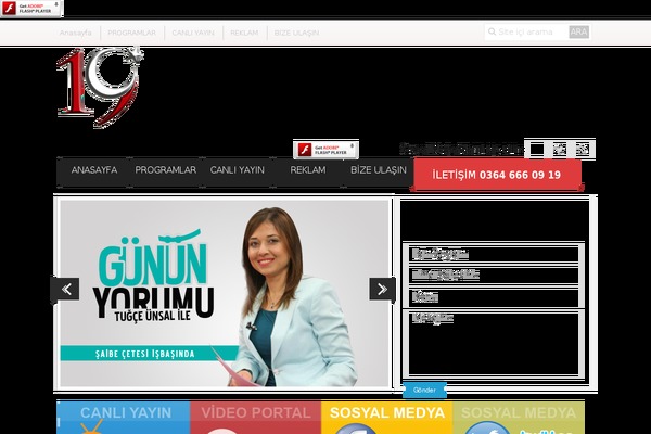 kanal19tv.com site used Thehaberv6