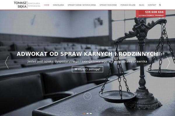 AccessPress Parallax theme site design template sample