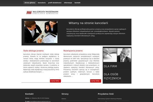 Blackstone theme site design template sample
