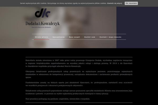 Finale theme site design template sample