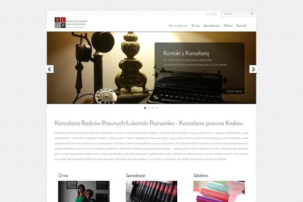 Chameleon theme site design template sample