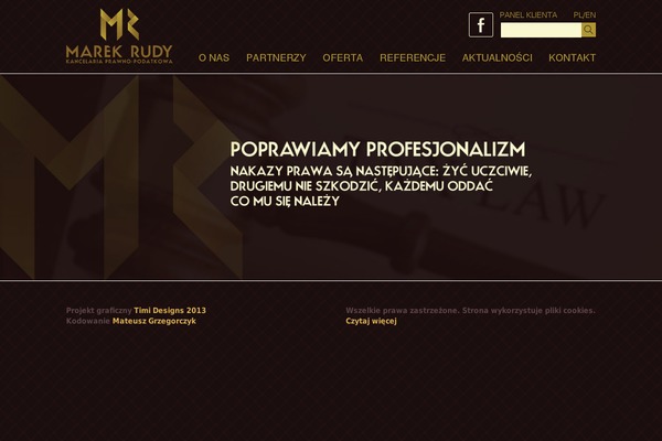 Kancelaria theme site design template sample