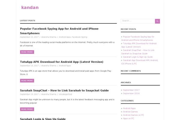 kandanapp.com site used Beetle
