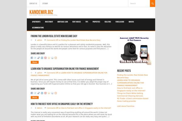 Koenda theme site design template sample