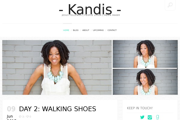 John Doe's Blog theme site design template sample