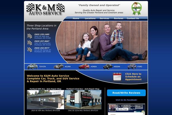 AutoService theme site design template sample