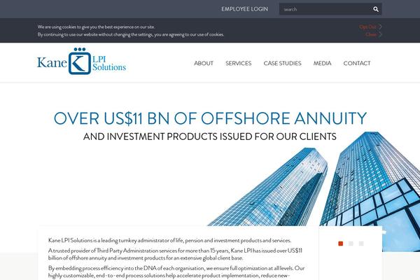 KANE theme site design template sample