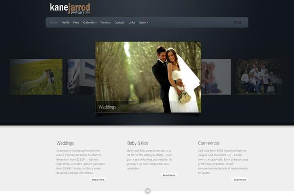 Envisioned theme site design template sample