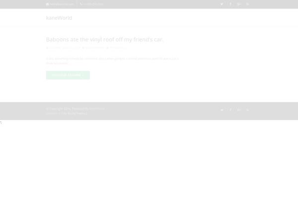 kaneworld.net site used Creativo