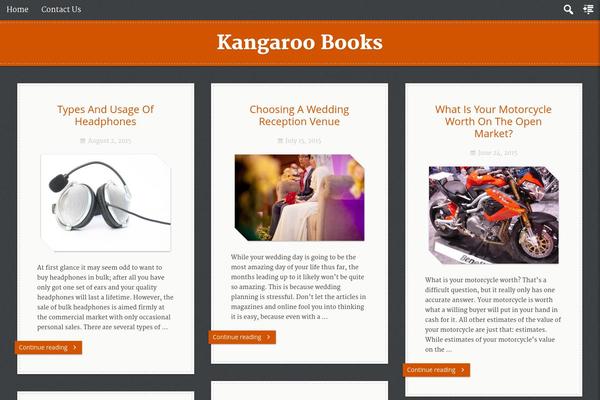 Cara theme site design template sample