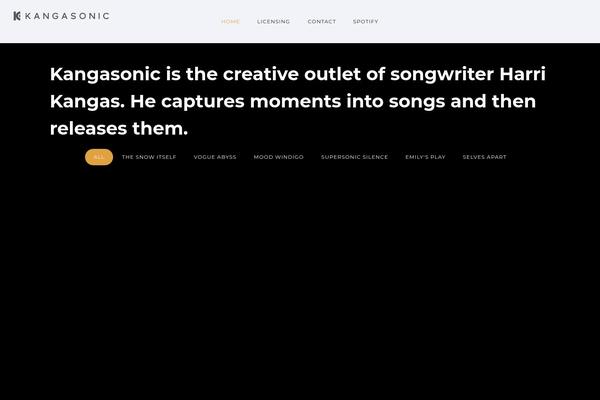 kangasonic.com site used Oshine