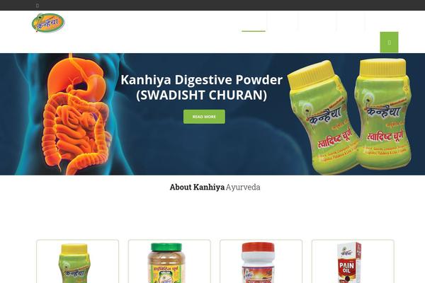 GreenMart theme site design template sample