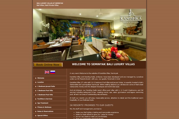 kanishkavillas.com site used Kanishka