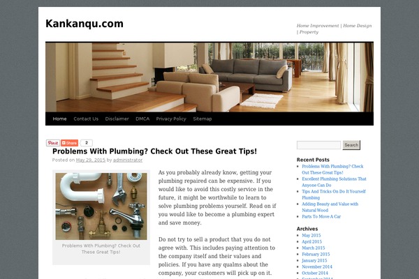Twenty Ten theme site design template sample