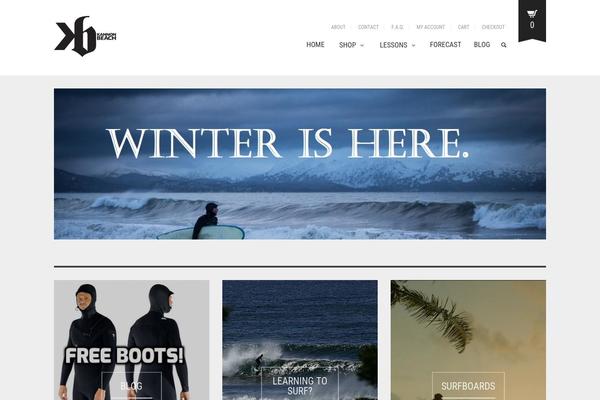 Oxygen theme site design template sample