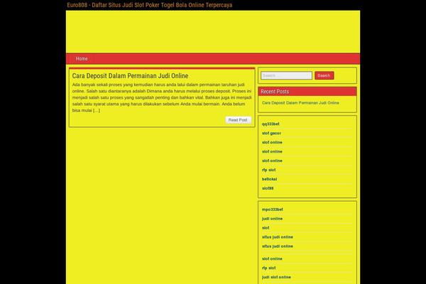 Frontier theme site design template sample