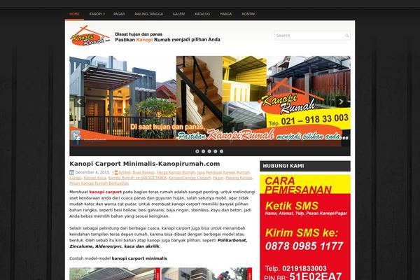 Creativity theme site design template sample