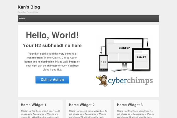 Responsive theme site design template sample