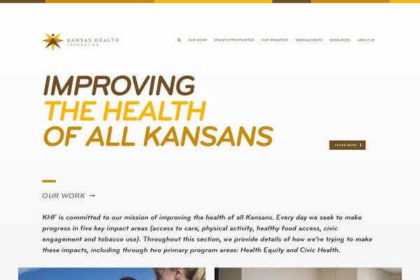 kansashealth.org site used Khf