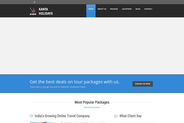 Tour Package theme site design template sample