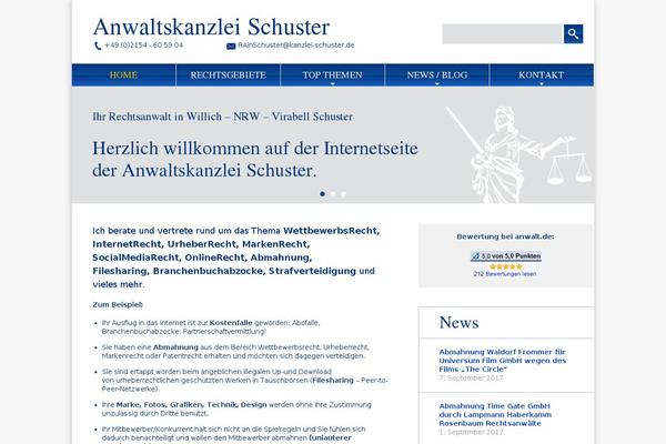 kanzlei-schuster.de site used Kd-kanzlei-schuster