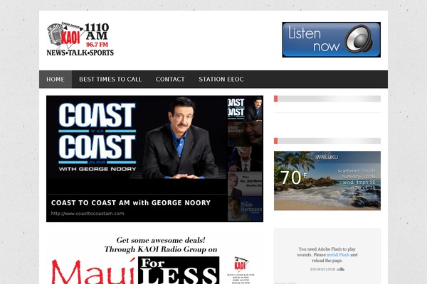 Site using Alligator Popup plugin
