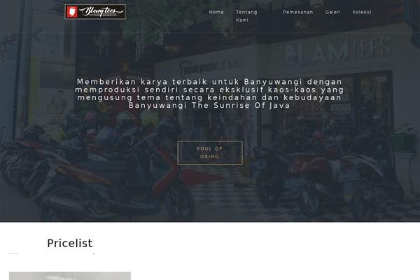 Abundance theme site design template sample