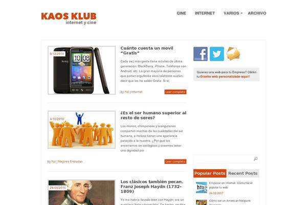Site using Metro-style-social-widget plugin