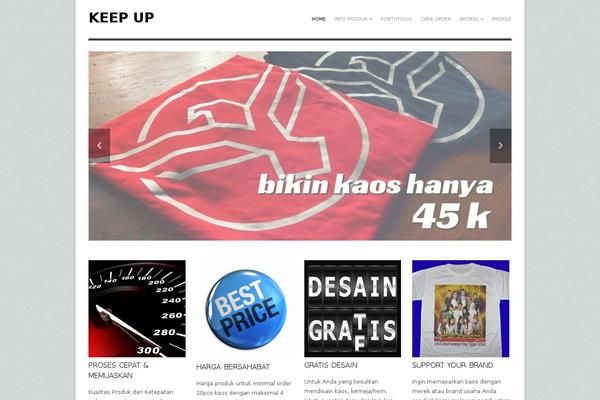 Adapt theme site design template sample