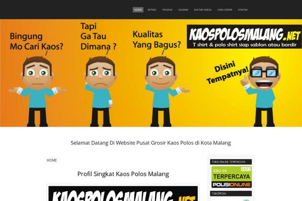 Adamos theme site design template sample