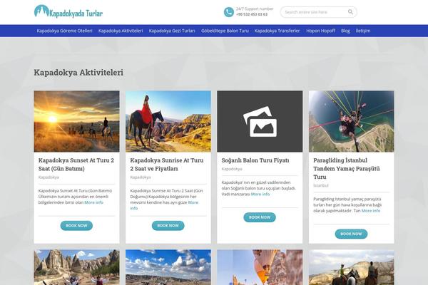 BookYourTravel theme site design template sample