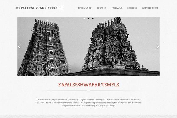 Extinct theme site design template sample
