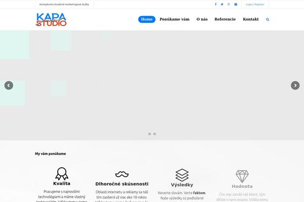 Sevenstars theme site design template sample