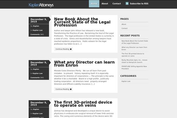 Skeptical theme site design template sample
