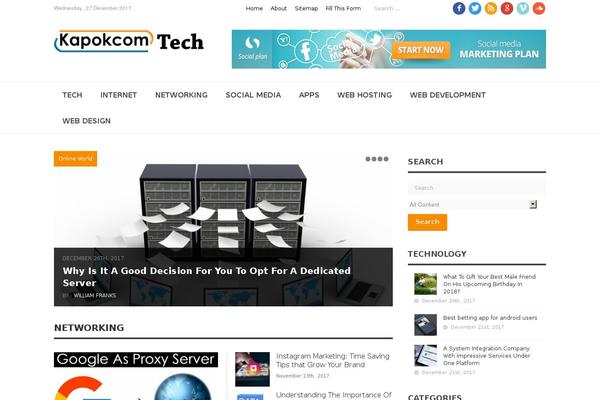 PridMag theme site design template sample