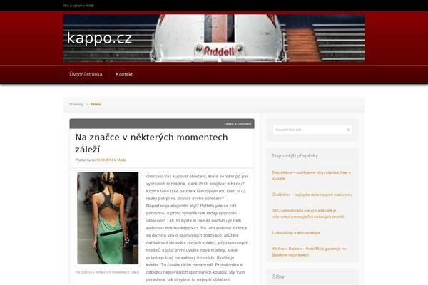 Nuntius theme site design template sample