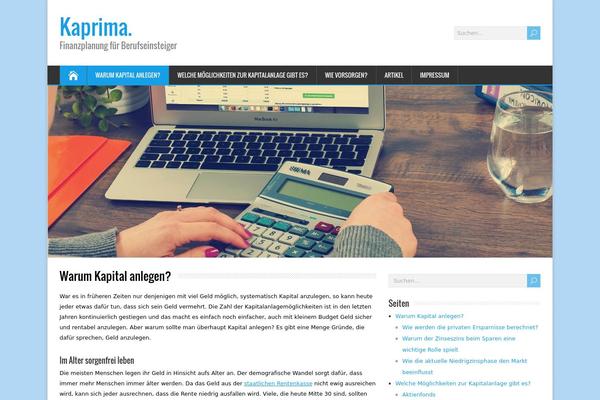 HappenStance theme site design template sample