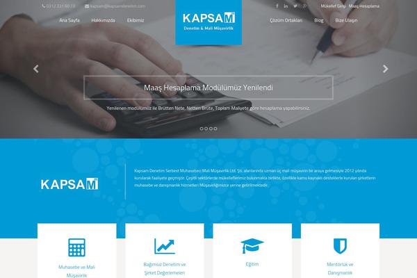 Adapt theme site design template sample