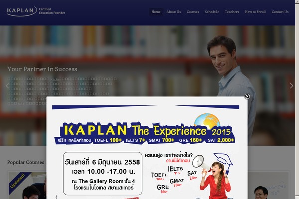 Academy theme site design template sample