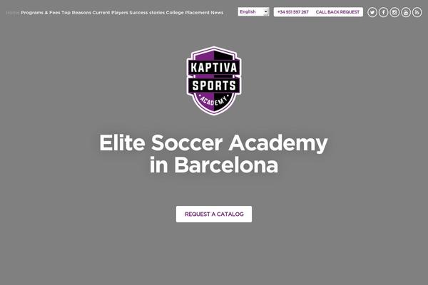 kaptivasportsacademy.com site used Ksa