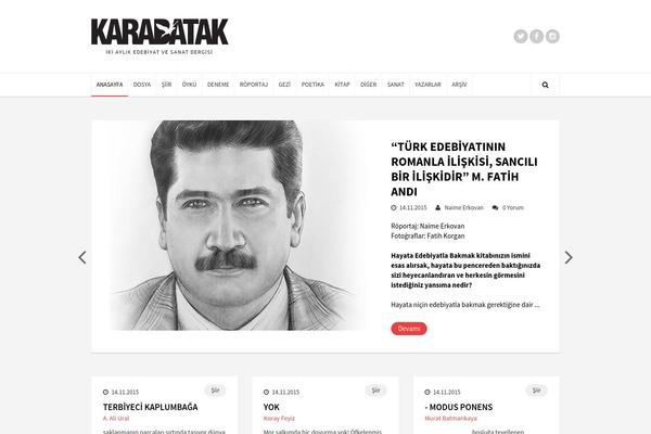 LuxMag theme site design template sample