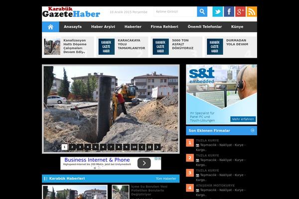 Metro theme site design template sample