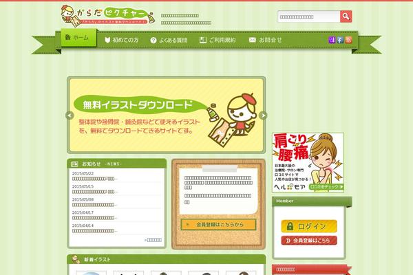 Site using WP Social Bookmarking Light plugin