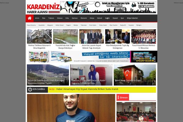 karadenizhaberajansi.net site used Thehaberv2