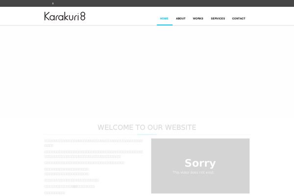Aria theme site design template sample