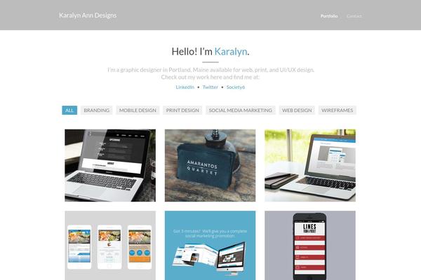 Hayden theme site design template sample