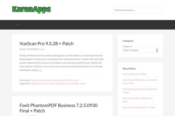 Free website example screenshot