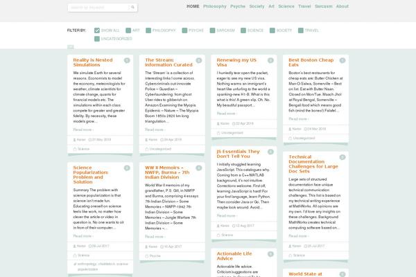 Site using Infinite-Scroll plugin