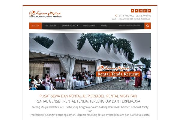 Biscaya theme site design template sample