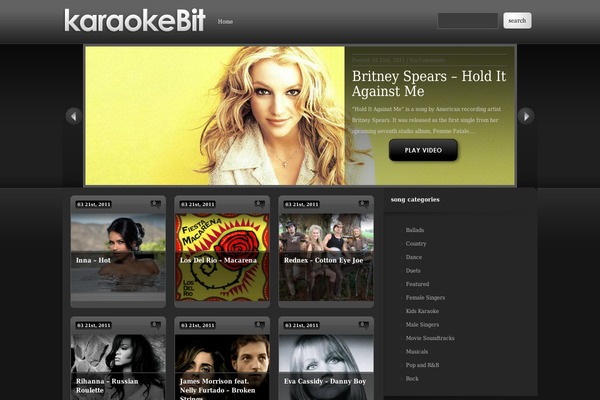 Evid theme site design template sample